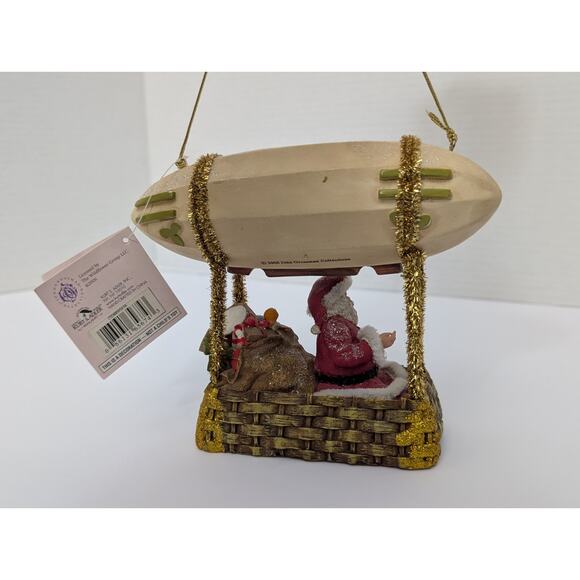 John Grossman Collection Santa Zeppelin Airship Ornament Kurt S. Adler NEW TAGS - Picture 4 of 8